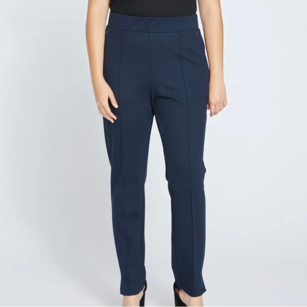 Universal Standard Skinny Pintuck Ponte Pants 32 Inch (S - 14/16)